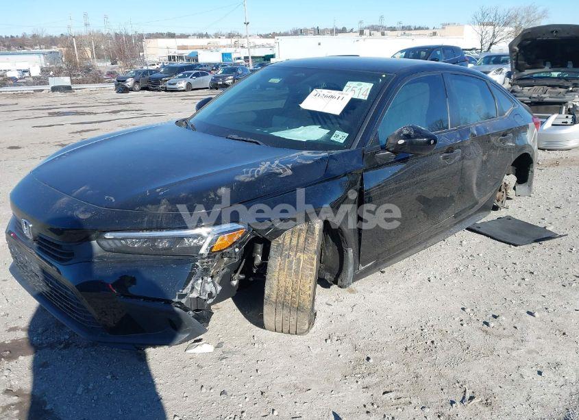 Photo 2 of 2022 Honda Civic SPORT (VIN 2HGFE2F54NH541552)