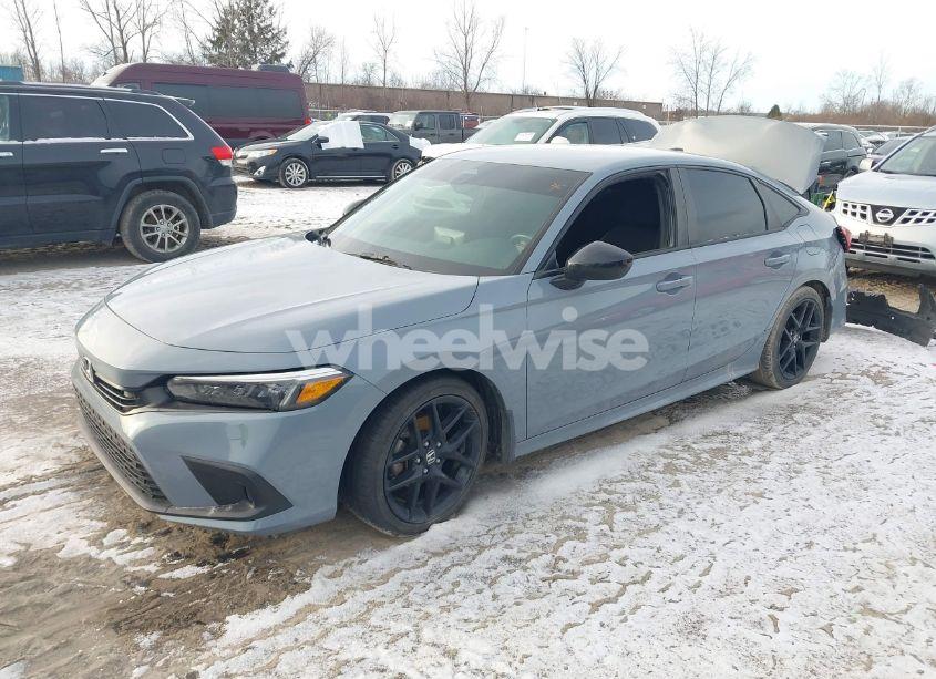 Photo 2 of 2022 Honda Civic SPORT (VIN 2HGFE2F54NH552602)