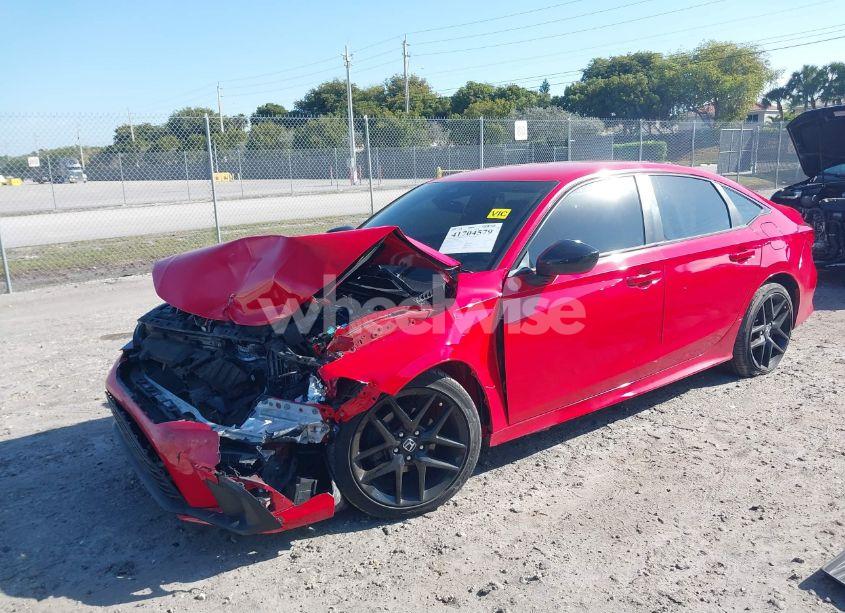 Photo 2 of 2022 Honda Civic SPORT (VIN 2HGFE2F54NH580531)