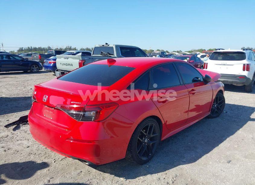 Photo 4 of 2022 Honda Civic SPORT (VIN 2HGFE2F54NH580531)