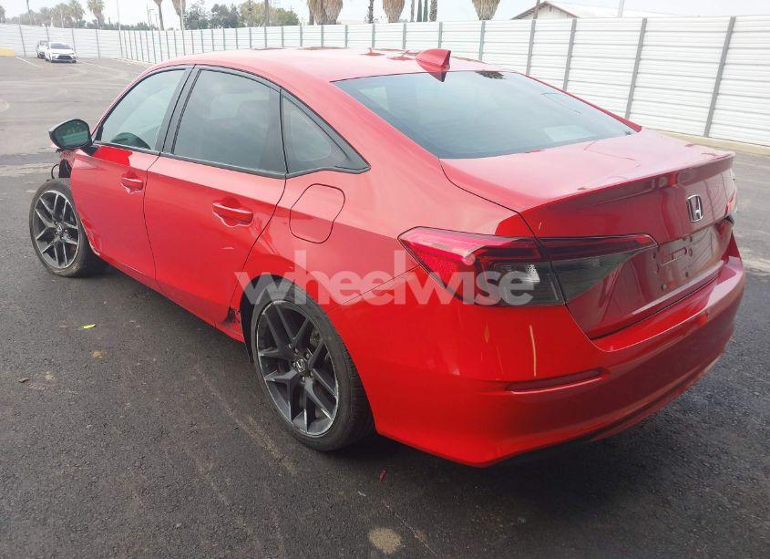 Photo 3 of 2022 Honda Civic SPORT (VIN 2HGFE2F54NH587012)