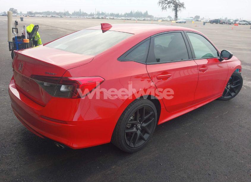 Photo 4 of 2022 Honda Civic SPORT (VIN 2HGFE2F54NH587012)