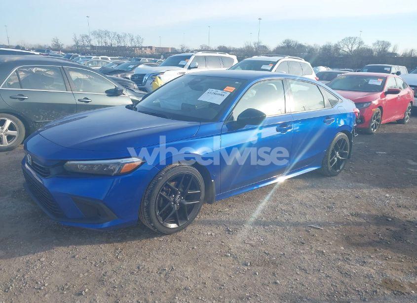 Photo 2 of 2022 Honda Civic SPORT (VIN 2HGFE2F54NH605492)