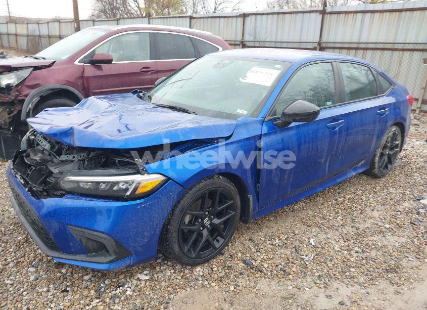 Photo 2 of 2022 Honda Civic SPORT (VIN 2HGFE2F55NH535596)