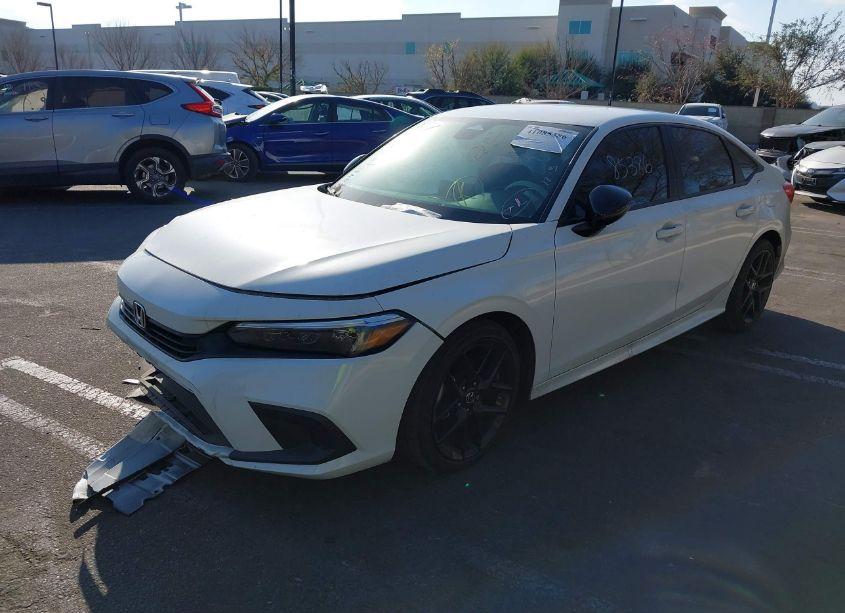 Photo 2 of 2022 Honda Civic SPORT (VIN 2HGFE2F55NH544752)
