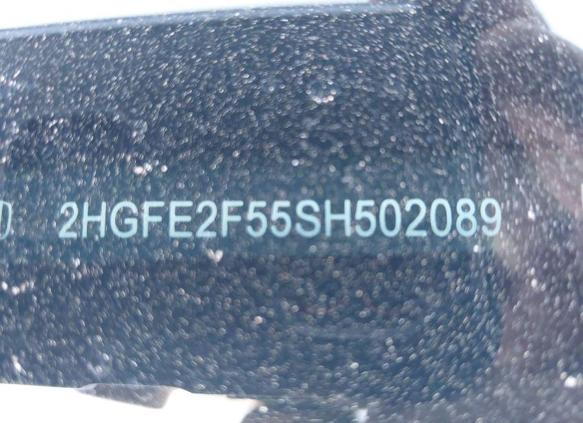 Photo 9 of 2025 Honda Civic SPORT (VIN 2HGFE2F55SH502089)