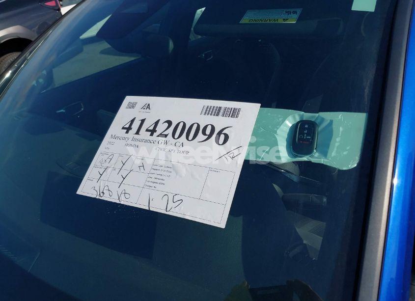 Photo 11 of 2022 Honda Civic SPORT (VIN 2HGFE2F56NH505944)