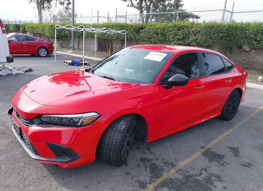 Photo 2 of 2022 Honda Civic SPORT (VIN 2HGFE2F56NH531282)