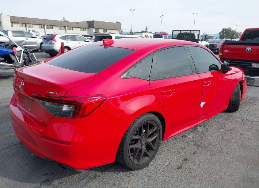 Photo 4 of 2022 Honda Civic SPORT (VIN 2HGFE2F56NH531282)