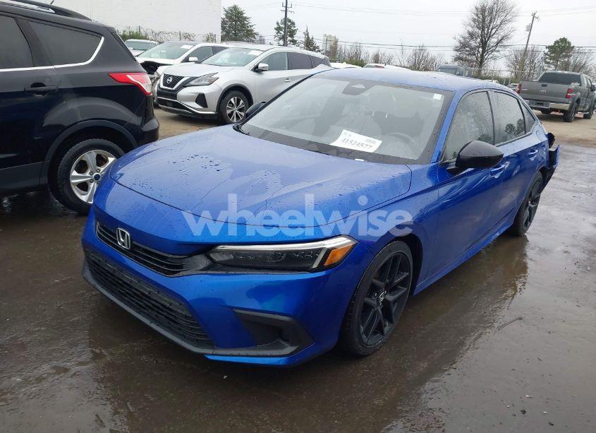 Photo 2 of 2022 Honda Civic SPORT (VIN 2HGFE2F56NH595922)