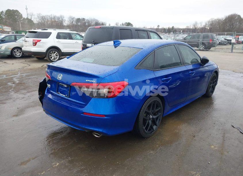 Photo 4 of 2022 Honda Civic SPORT (VIN 2HGFE2F56NH595922)