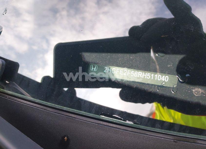 Photo 9 of 2024 Honda Civic SPORT (VIN 2HGFE2F56RH511040)