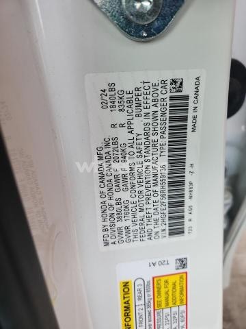 2024 HONDA CIVIC SPORT (VIN 2HGFE2F56RH559136) main photo