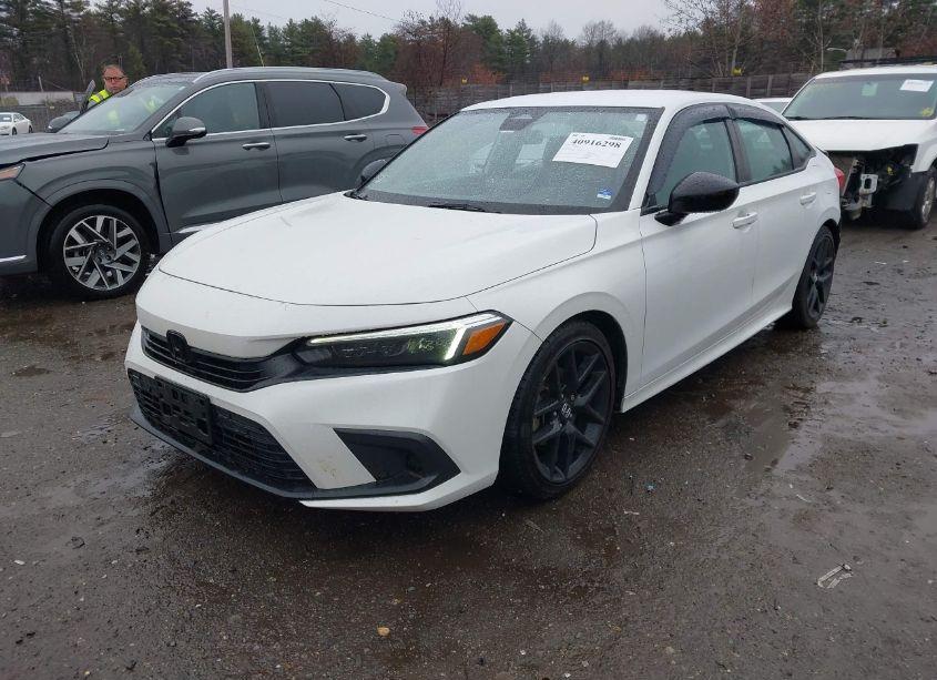 Photo 2 of 2022 Honda Civic SPORT (VIN 2HGFE2F57NH519870)