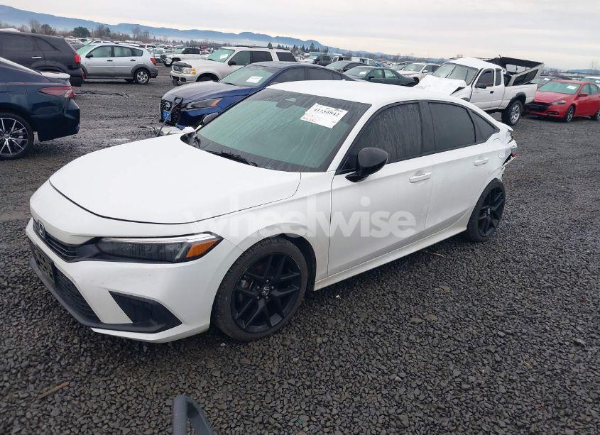 Photo 2 of 2022 Honda Civic SPORT (VIN 2HGFE2F57NH534305)
