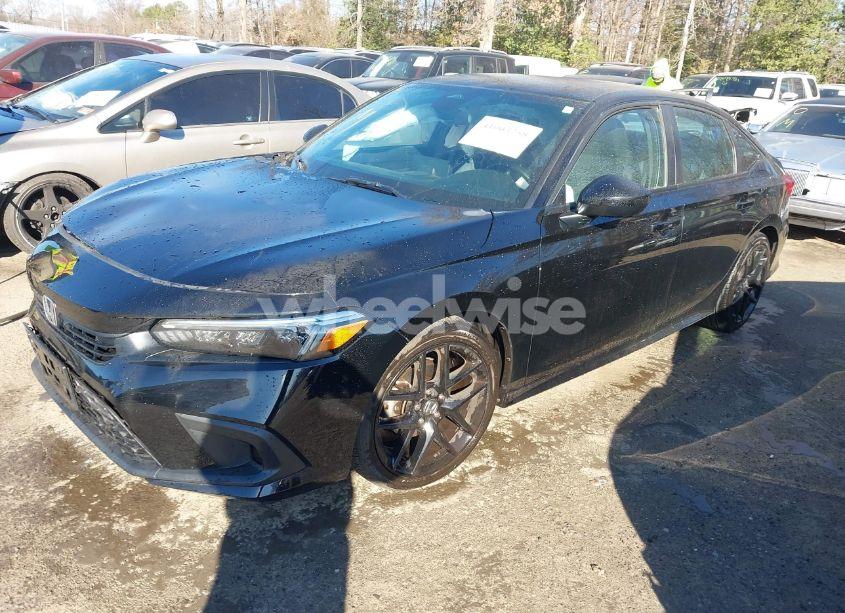 Photo 2 of 2022 Honda Civic SPORT (VIN 2HGFE2F57NH567045)