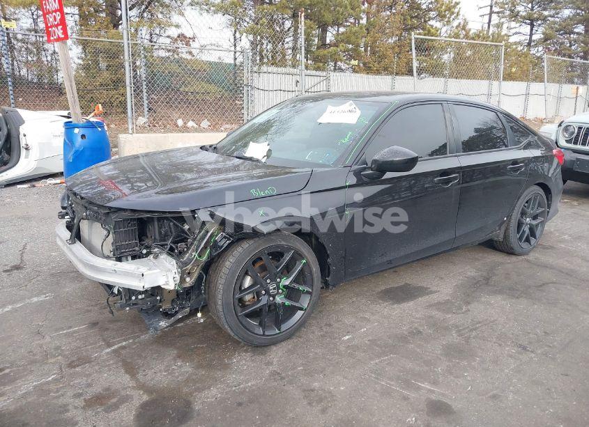 Photo 2 of 2022 Honda Civic SPORT (VIN 2HGFE2F57NH581611)