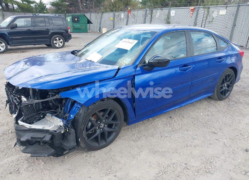 Photo 2 of 2022 Honda Civic SPORT (VIN 2HGFE2F57NH588154)