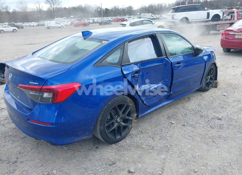 Photo 4 of 2022 Honda Civic SPORT (VIN 2HGFE2F57NH588154)
