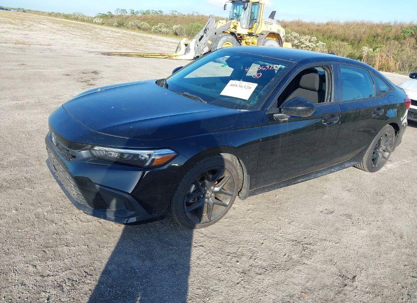 Photo 2 of 2022 Honda Civic SPORT (VIN 2HGFE2F57NH609309)