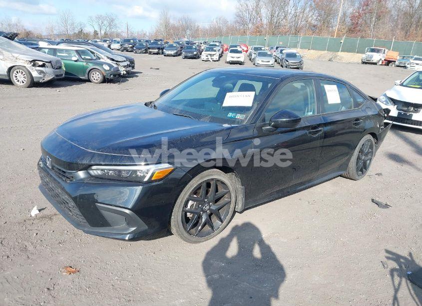 Photo 2 of 2022 Honda Civic SPORT (VIN 2HGFE2F57NH609312)