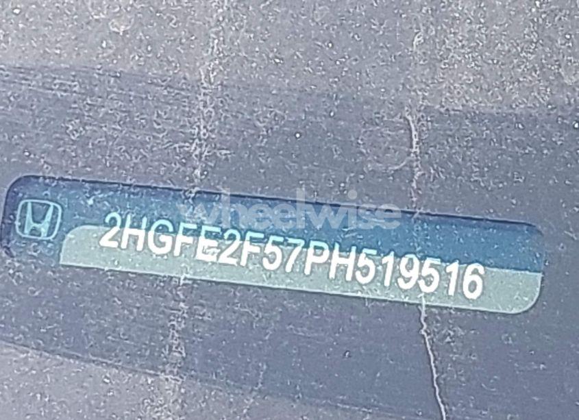 Photo 17 of 2023 Honda Civic SPORT (VIN 2HGFE2F57PH519516)