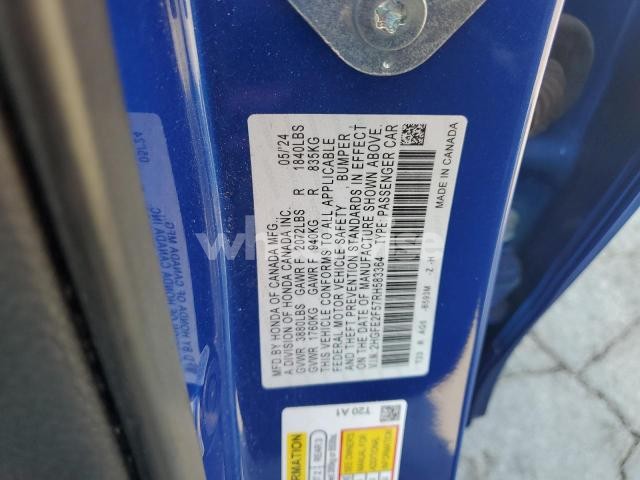 Photo 11 of 2024 HONDA CIVIC SPORT (VIN 2HGFE2F57RH583364)