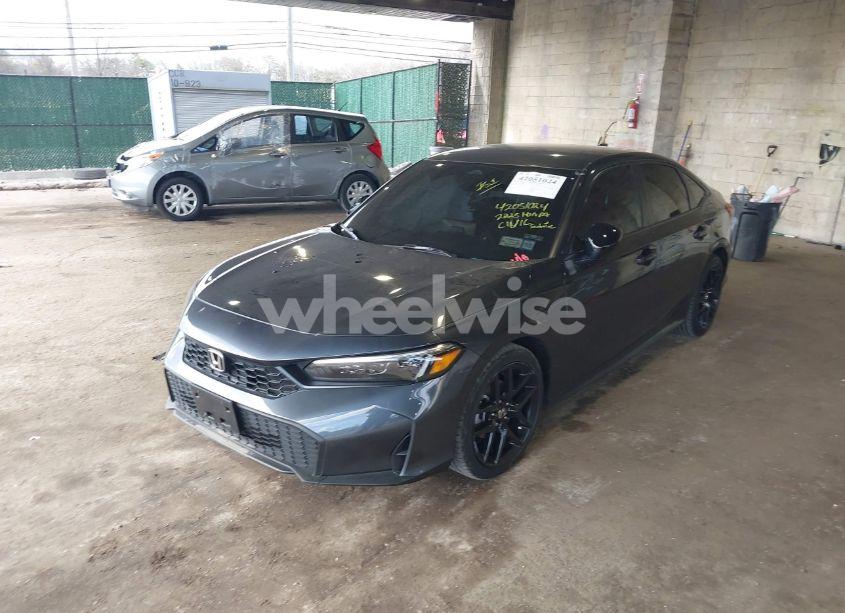 Photo 2 of 2025 Honda Civic SPORT (VIN 2HGFE2F57SH524448)