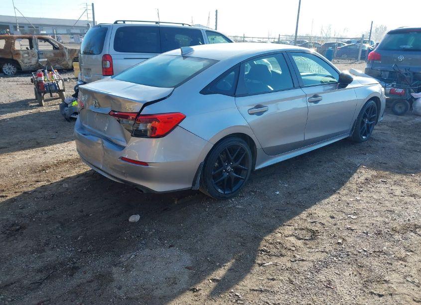 Photo 4 of 2022 Honda Civic SPORT (VIN 2HGFE2F58NH521224)