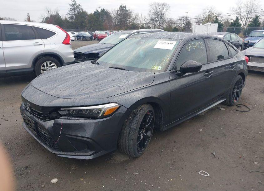 Photo 2 of 2022 Honda Civic SPORT (VIN 2HGFE2F58NH536368)