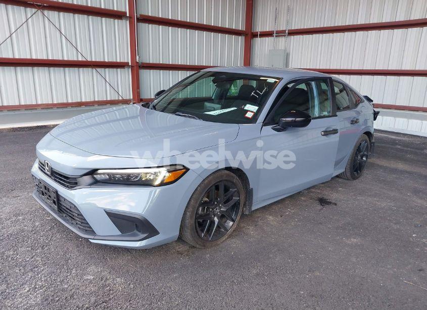 Photo 2 of 2022 Honda Civic SPORT (VIN 2HGFE2F58NH538380)