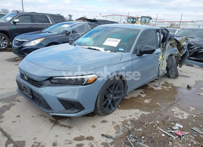 Photo 2 of 2022 Honda Civic SPORT (VIN 2HGFE2F58NH539433)