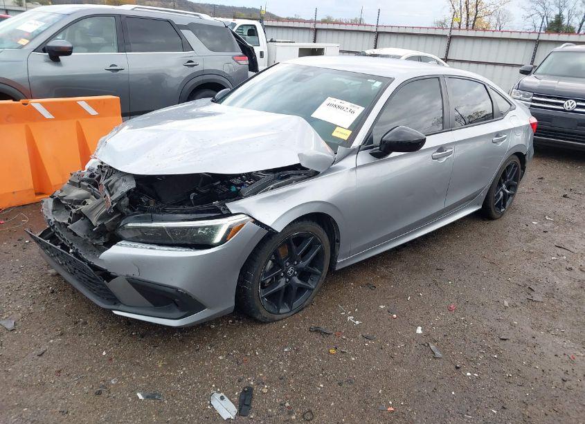 Photo 2 of 2022 Honda Civic SPORT (VIN 2HGFE2F58NH542039)