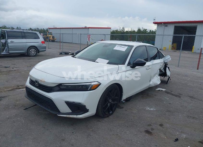 Photo 2 of 2022 Honda Civic SPORT (VIN 2HGFE2F58NH560122)