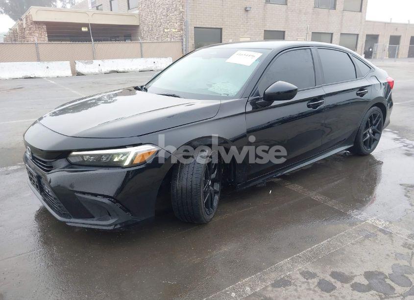 Photo 2 of 2022 Honda Civic SPORT (VIN 2HGFE2F58NH582931)