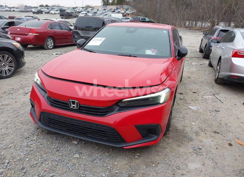 Photo 2 of 2022 Honda Civic SPORT (VIN 2HGFE2F58NH606337)