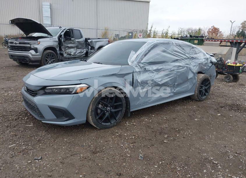 Photo 2 of 2022 Honda Civic SPORT (VIN 2HGFE2F58NH608864)