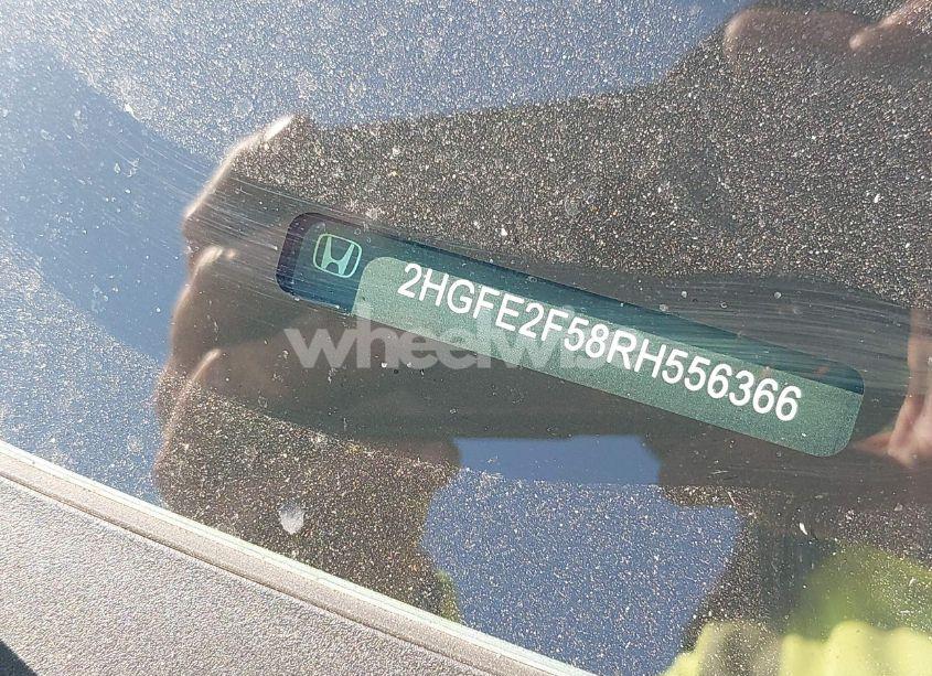 Photo 9 of 2024 Honda Civic SPORT (VIN 2HGFE2F58RH556366)