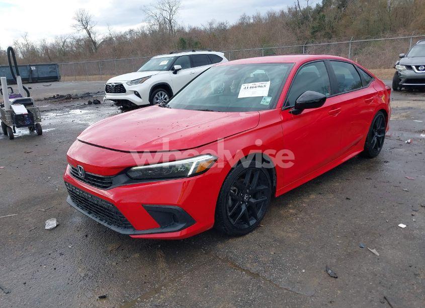 Photo 2 of 2022 Honda Civic SPORT (VIN 2HGFE2F59NH500964)