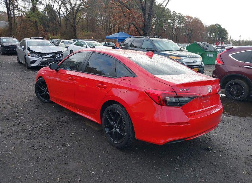 Photo 3 of 2022 Honda Civic SPORT (VIN 2HGFE2F59NH503900)