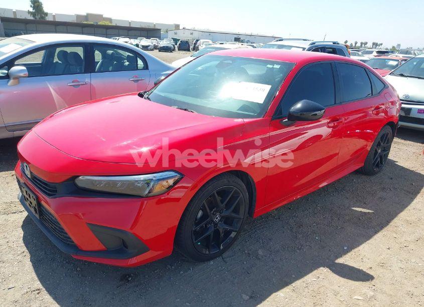 Photo 2 of 2022 Honda Civic SPORT (VIN 2HGFE2F59NH508806)