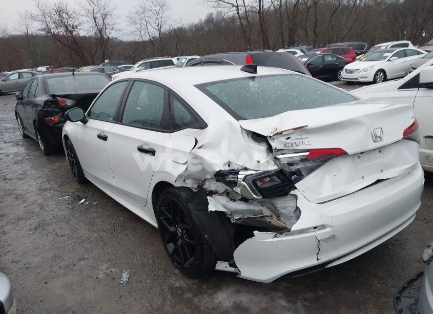 Photo 3 of 2022 Honda Civic SPORT (VIN 2HGFE2F59NH512290)