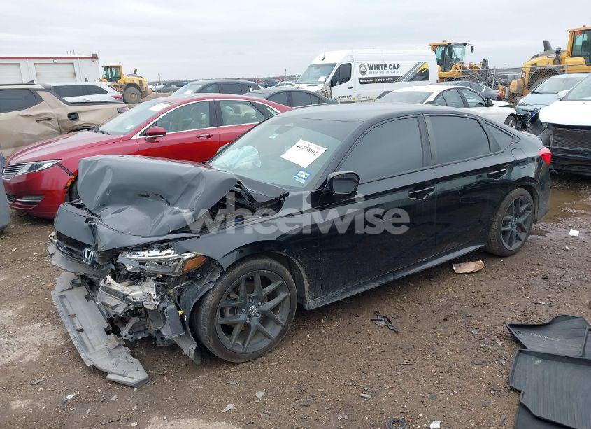 Photo 2 of 2022 Honda Civic SPORT (VIN 2HGFE2F59NH514315)