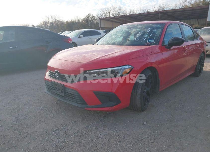 Photo 2 of 2022 Honda Civic SPORT (VIN 2HGFE2F59NH565832)