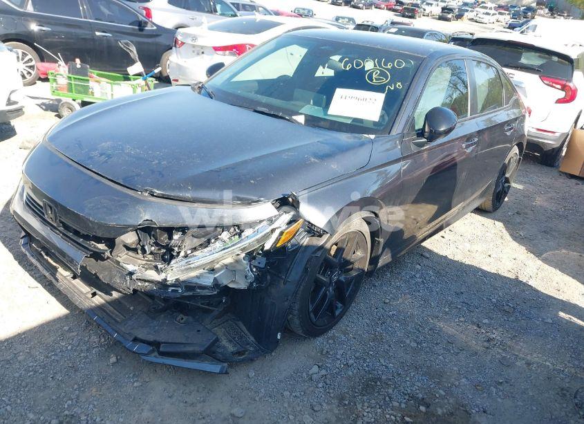 Photo 2 of 2022 Honda Civic SPORT (VIN 2HGFE2F59NH600160)