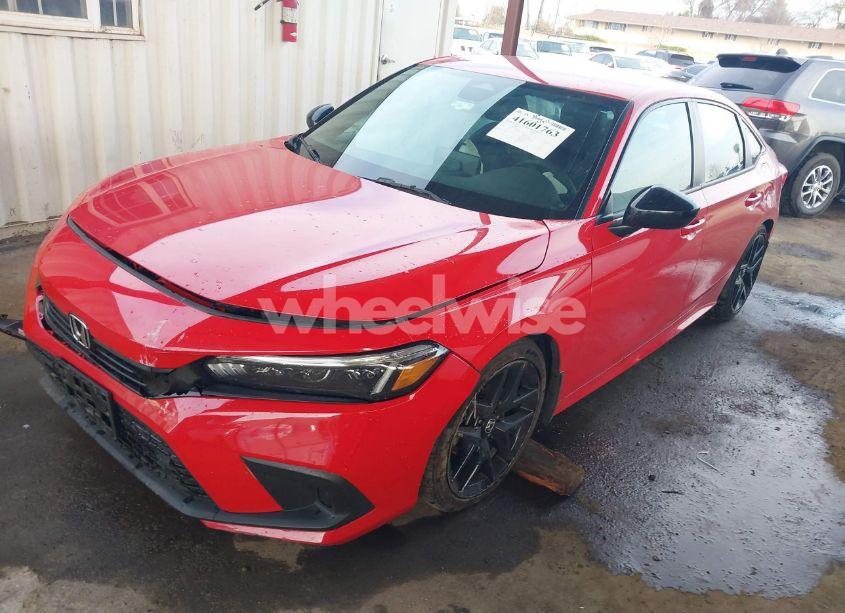 Photo 2 of 2022 Honda Civic SPORT (VIN 2HGFE2F59NH600773)