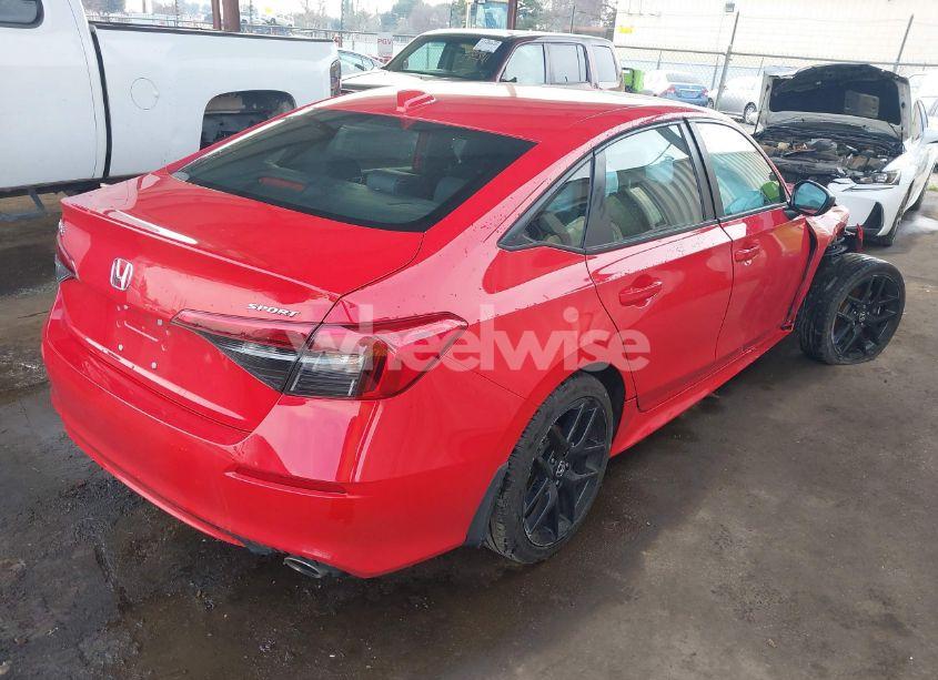 Photo 4 of 2022 Honda Civic SPORT (VIN 2HGFE2F59NH600773)