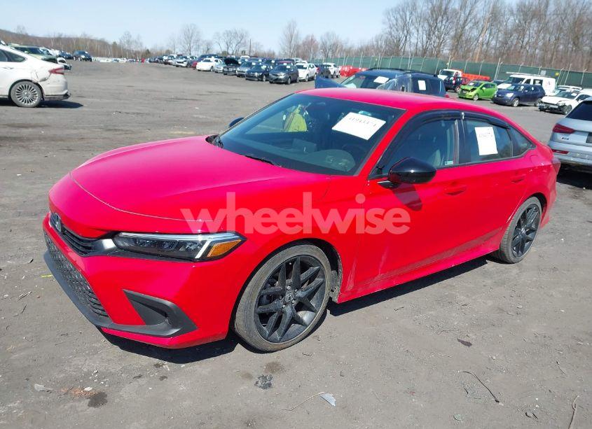 Photo 2 of 2022 Honda Civic SPORT (VIN 2HGFE2F59NH605892)