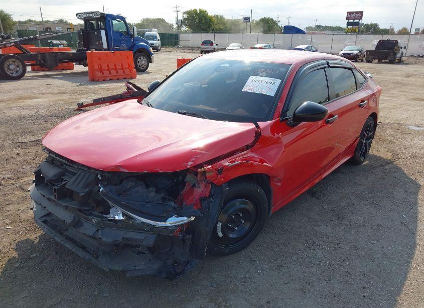 Photo 2 of 2022 Honda Civic SPORT (VIN 2HGFE2F59NH609036)