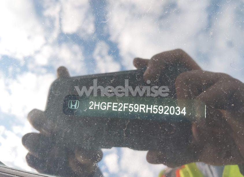 Photo 9 of 2024 Honda Civic SPORT (VIN 2HGFE2F59RH592034)